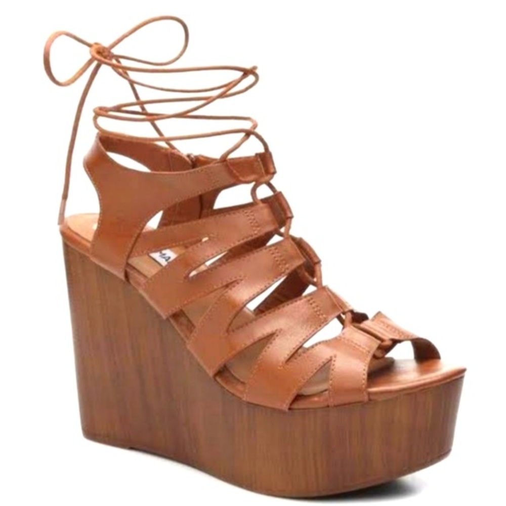 Steve Madden Kenway Brown Wedge
